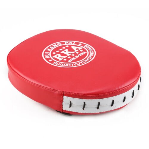 Coussin De Boxe Coussin De Cible De Boxe En Cuir Pu Coussin Rond D'Entraînement De Frappe De