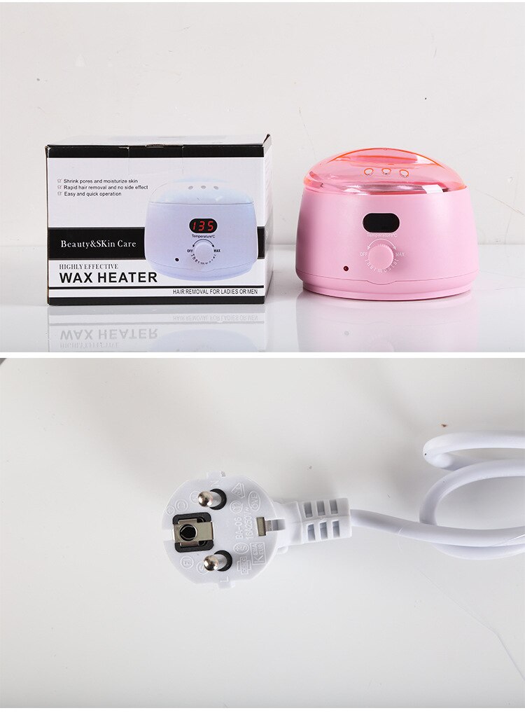 Wax Heater Hair Removal Machine Digital Display Smart Waxing Machine SPA Hand Feet Body Epilator Paraffin Wax Warmer Wax Bean