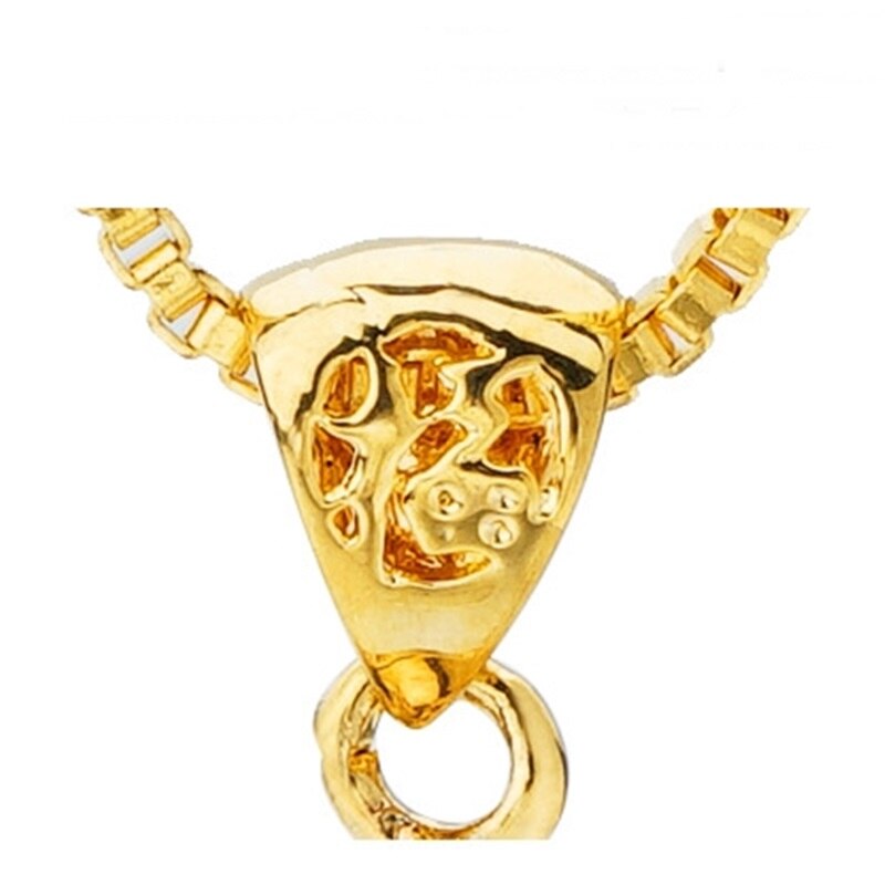 OMHXFC Europese Mode Vrouw Unisex Party Verjaardag Huwelijkscadeau Hollow Water 18KT Real Gold Charm Hanger PN12