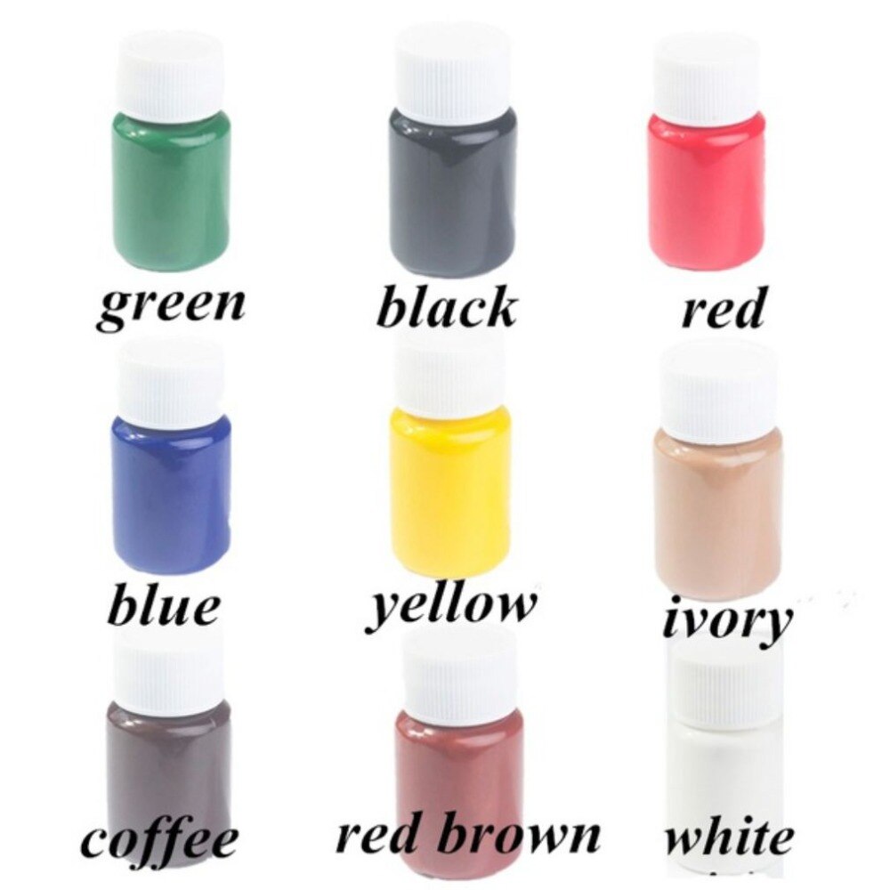 Universal Leather Repair Tool 20ml Car Seat Sofa Coats Holes Scratch Cracks No Heat Liquid Leather Vinyl Repair Kit