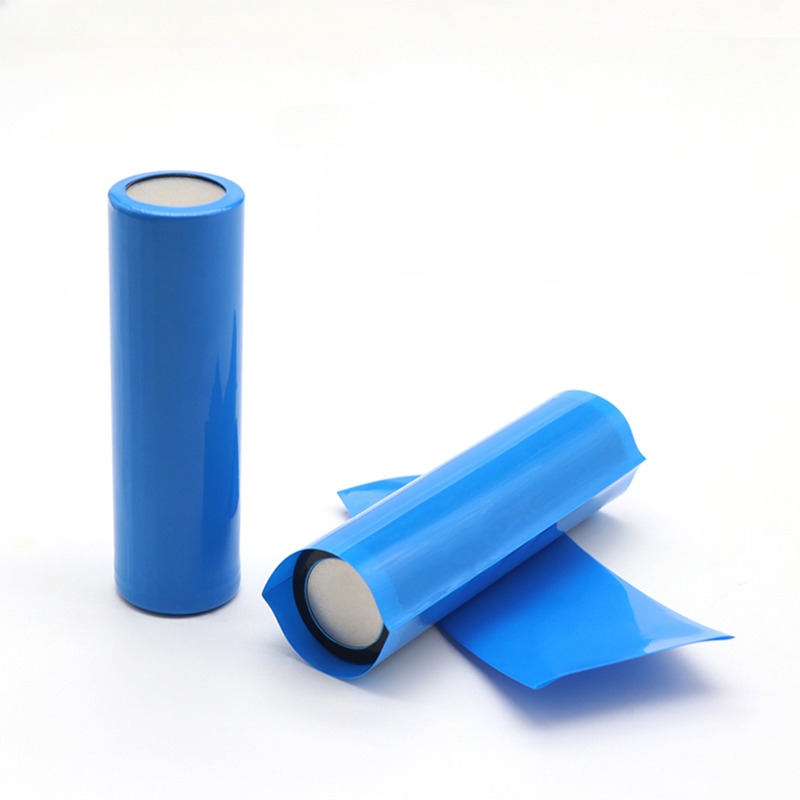 Tube thermorétractable plat en PVC, 100 pièces, enveloppe de batterie pour batterie au Lithium 18650, Kit assorti d'isolation auto-adhésive