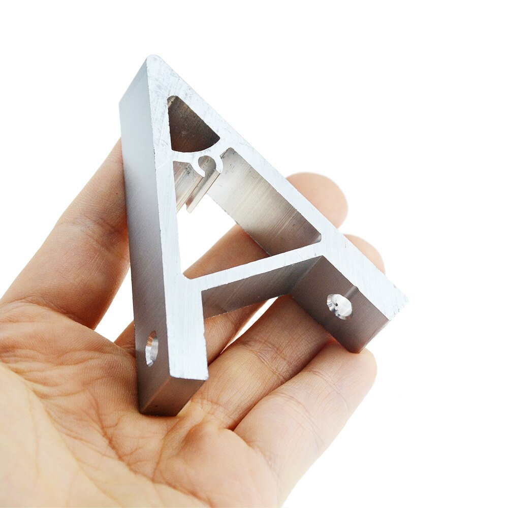 Aanpassing 45 Graden Ingeschreven Hoek Beugel Hoek Connector Eu Standaard 20/30/40/45/50/60/80 Serie Aluminium Profiel Delen