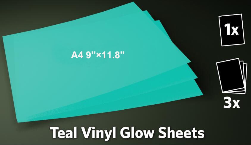 A4 Lakens Glow In The Dark Lijm Borden Auto Decals T-shirts Muren Maken Film Tape Voor Silhouet Plotters Reflecterende Vinyl