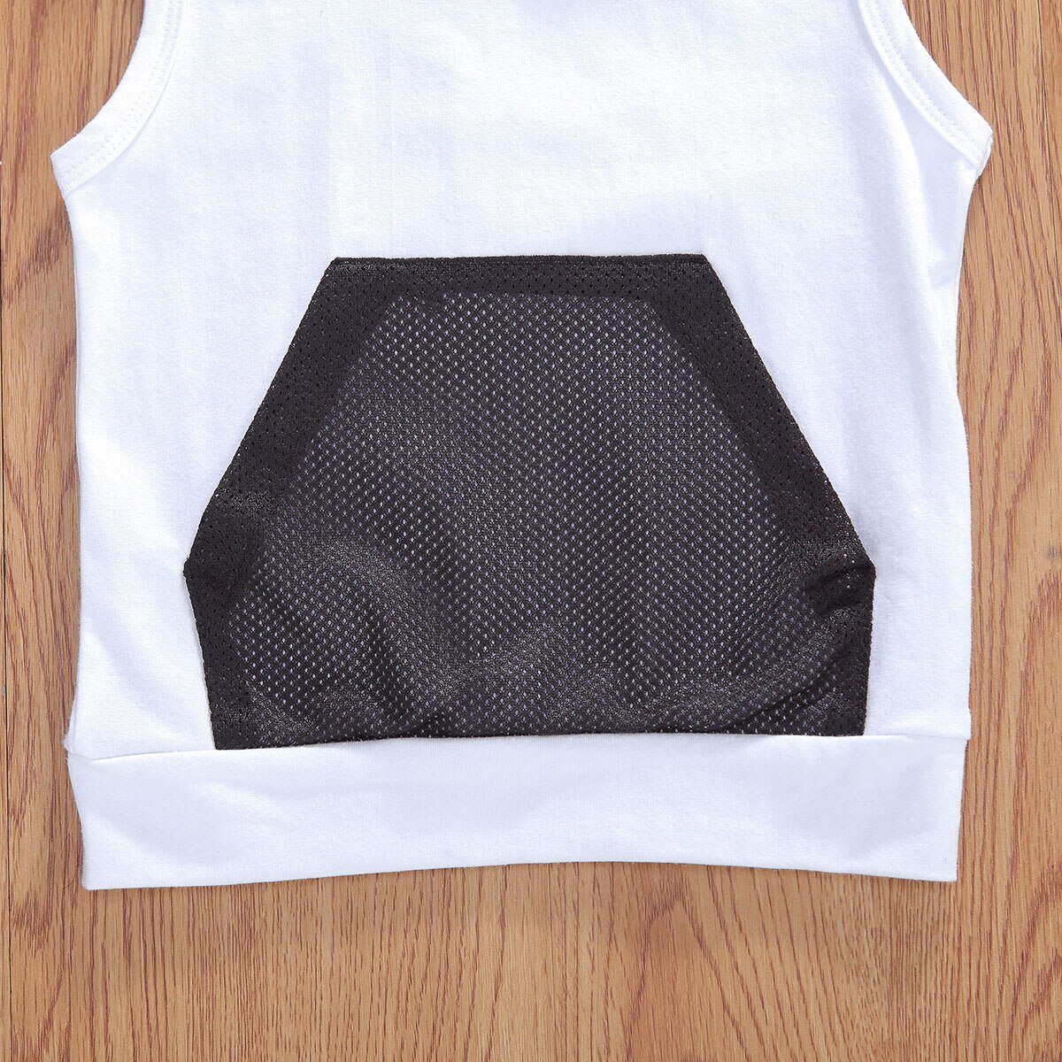 1-6Y verano bebé Infante niños bolsillo sólido sin mangas con capucha Tops pantalones cortos conjuntos de ropa 2 uds