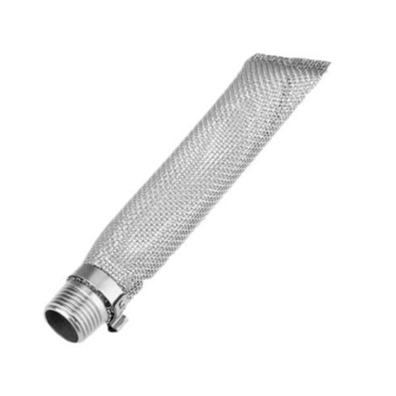 6 Inch Stainless Steel Bazooka Screen Filter - Home Brewing Pot Filter With 1/2in MPT