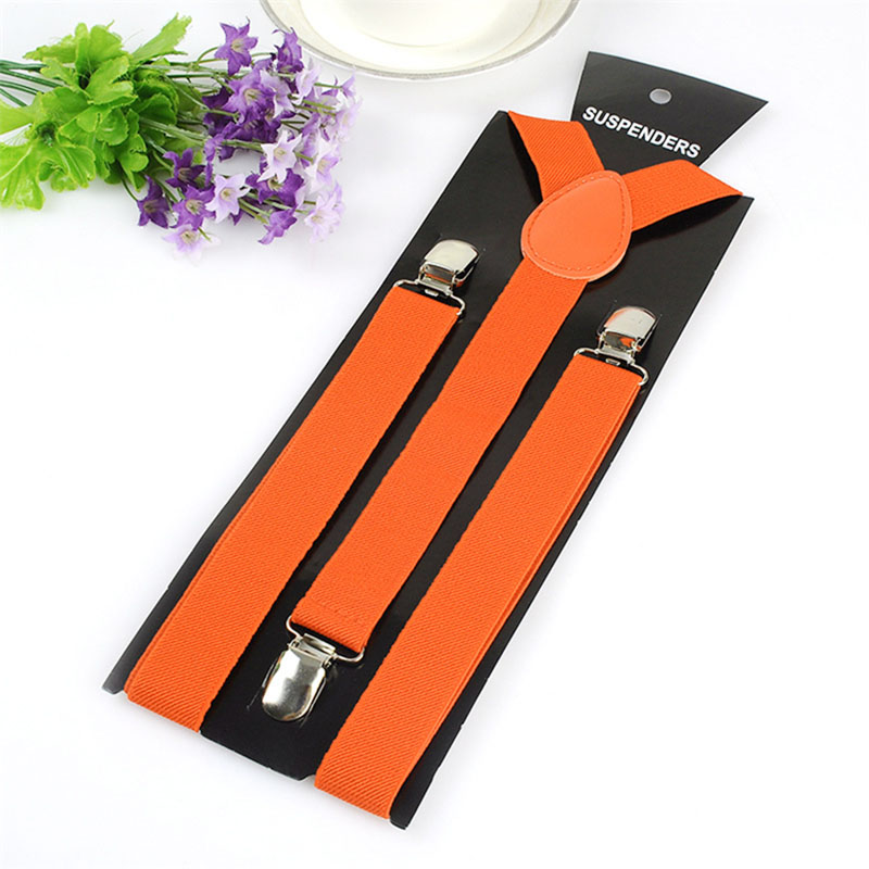 Adjustable Men Women Unisex Clip-on Suspenders Elastic Y-Shape Adults Pants Braces Straps Costume Accessories Supplies: 9