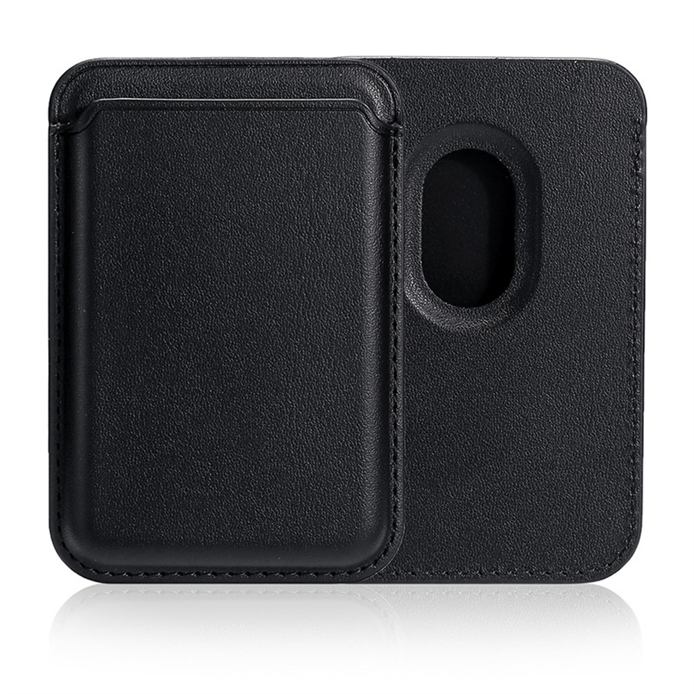 Leren Portemonnee Hoesje voor iPhone 15-19 Pro Max met MagSafe Kaarthouder: Groente