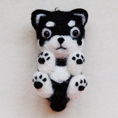 Handmade DIY Cute Pets Dog Wool Felting animal Toy Doll dog DIY Wool Felt: style2