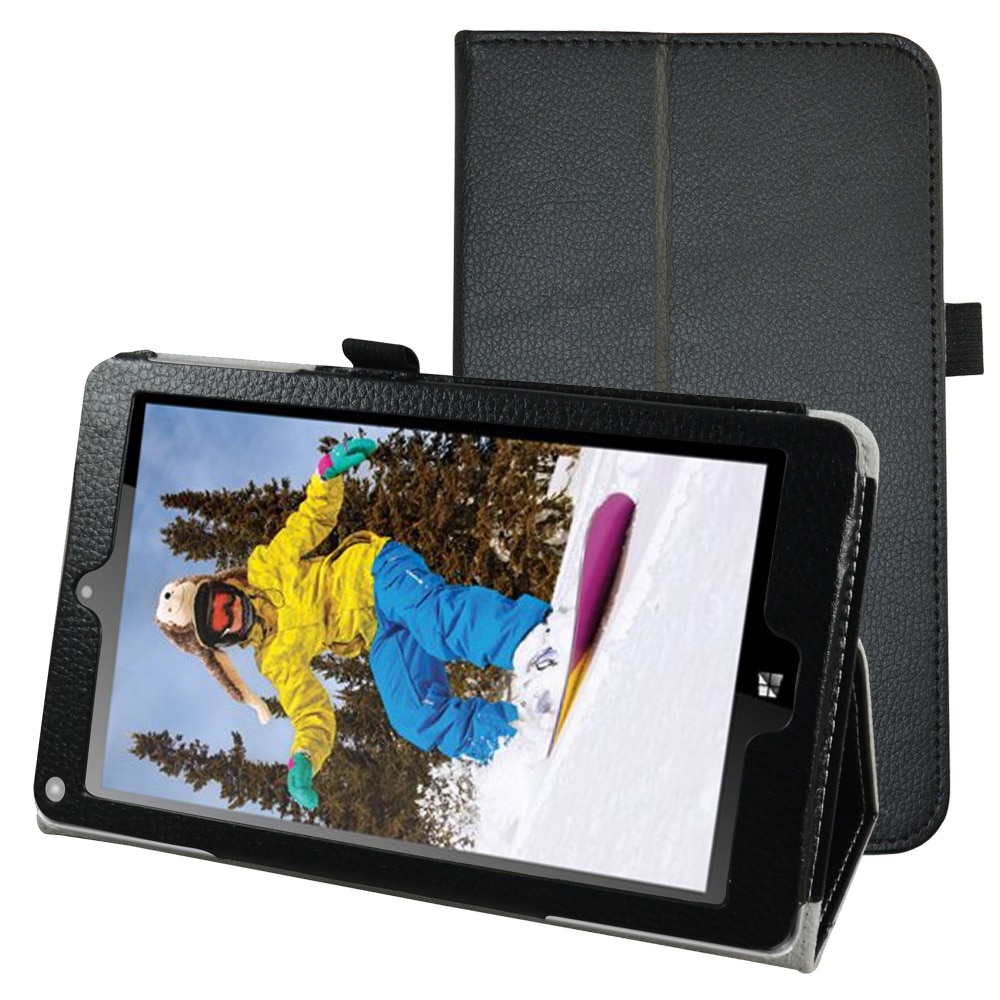 Folio Stand Cover Flip PU Leather Shockproof Case Voor 8 "NuVision TM800W560L Tablet