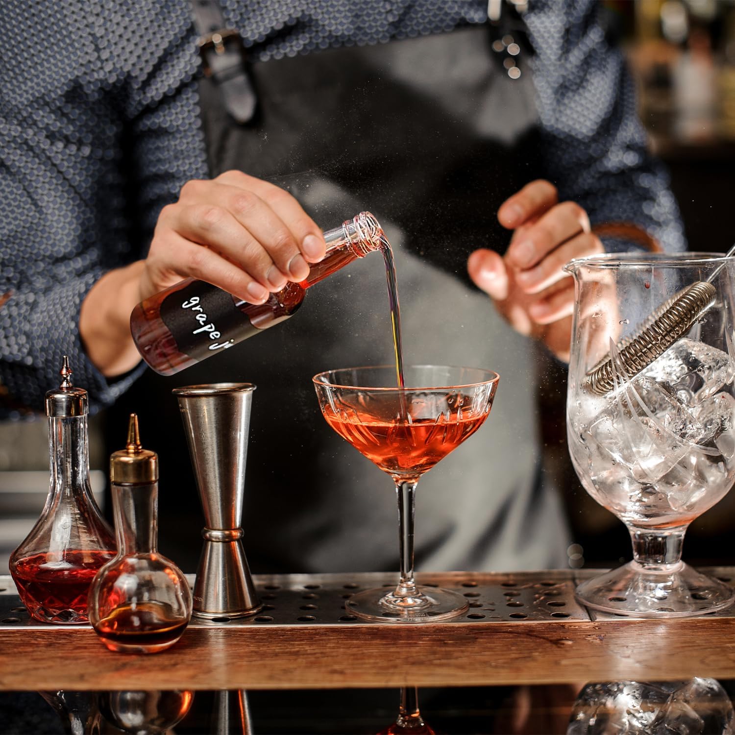Mini-Schnaps flaschen 100ml leere kleine Plastik flaschen wieder verwendbare Miniatur-Alkohol flaschen mit Etiketten trichter für Hochzeiten