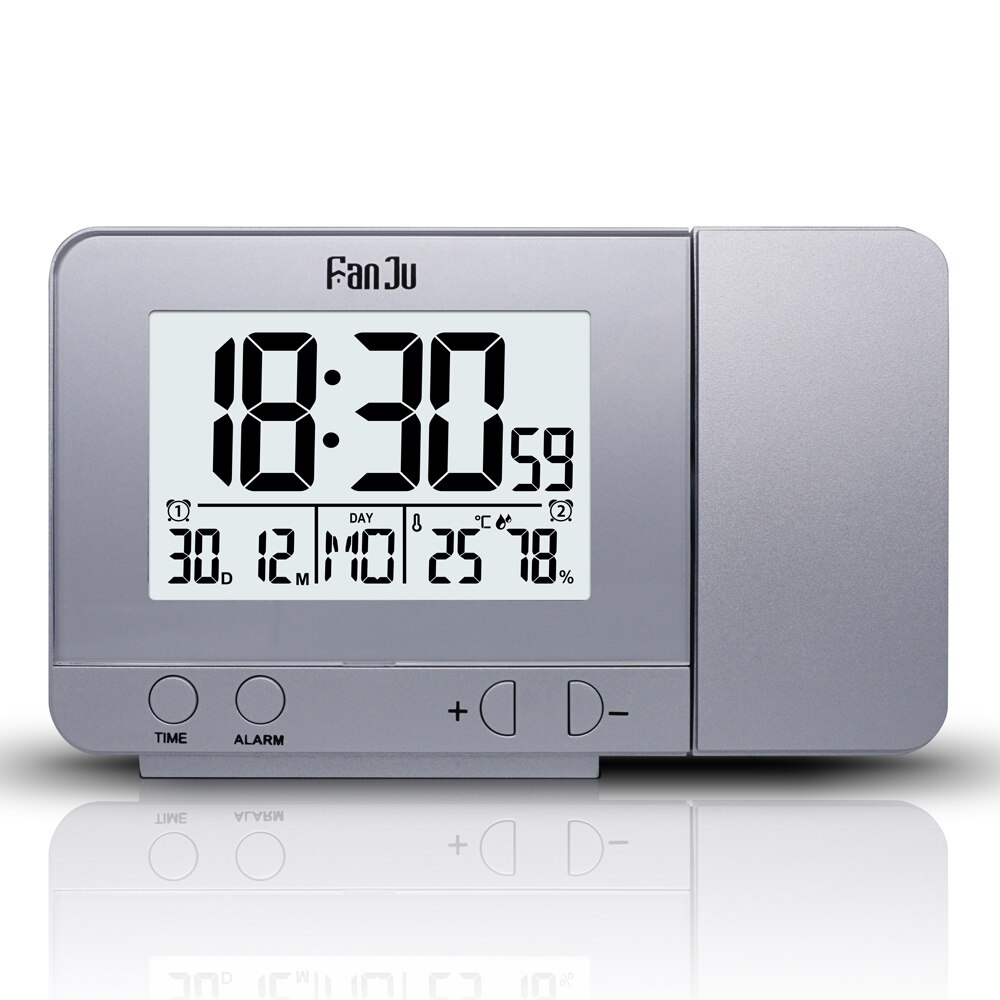 FanJu FJ3531 Sveglia Con Proiezione Data Digitale Funzione Snooze  Retroilluminazione Proiettore Tavolo Da Tavolo Orologio A LED Con  Proiezione Del Tempo LJ200827 Da 34,18 €