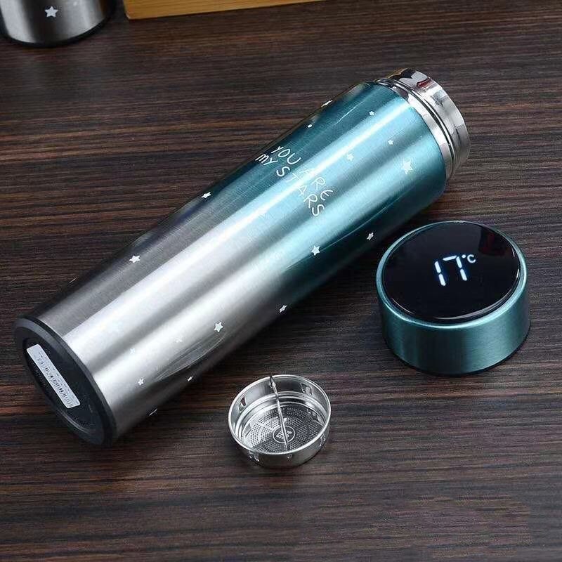 500Ml Intelligente Thermos Temperatuur Display Roestvrijstalen Vacuüm Water Cup Voor Bolero Salsa Tango Cupra-Alleen Cupra R cupra