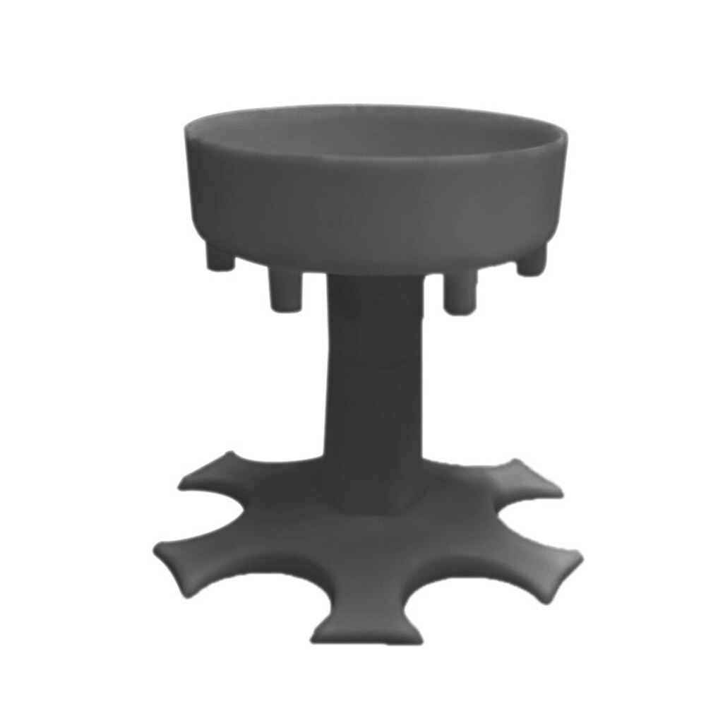 1PC Portable 6 Shot Glass Dispenser Holder With Funnel Drink Splash Dispenser Wine Table Game Group Juice Dispenser: Black