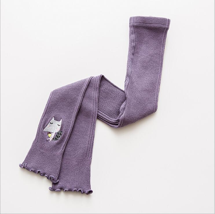 Mallas bordadas de algodón para niños y niñas, pantalones de color caramelo, 6 estilos, novedad de primavera: 3 / 3 to 5 year