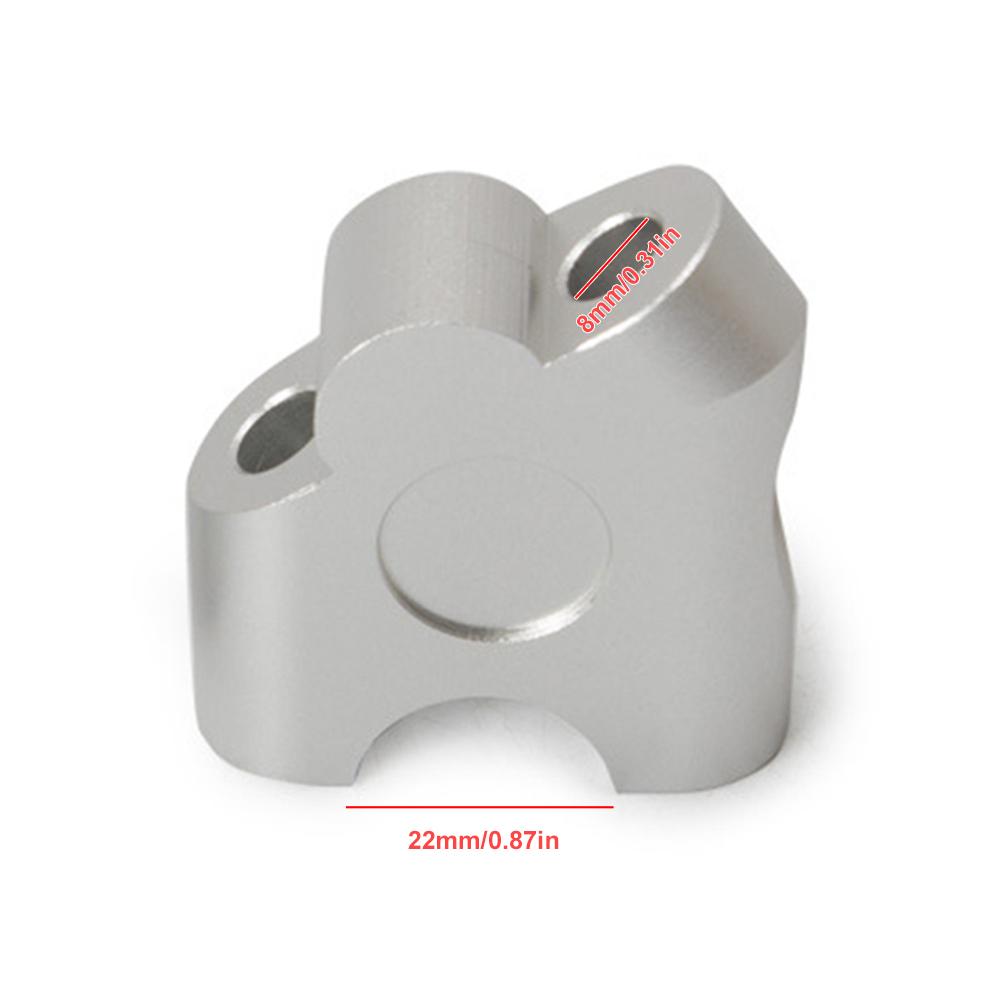 Motorcycle Riser Lifting Handlebar Clamp 22MM Universal Motorcycle Clamp Bar Risers Motorcycle Accessories Bike Handlebar