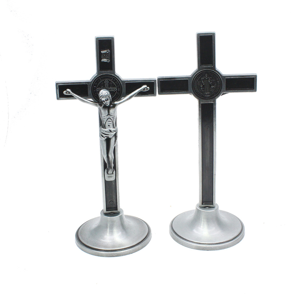 Metalen Kruis Christus Lijden Standbeeld Katholieke Jezus Kerk Icoon Voor Office Home Religieuze Decoratie Te Dragen PM0168-PM0169: Guxi