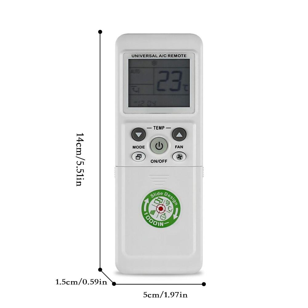 Aire acondicionado K-1038E, Control remoto Universal, bajo consumo de energía, función de encendido/apagado, fácil de configurar