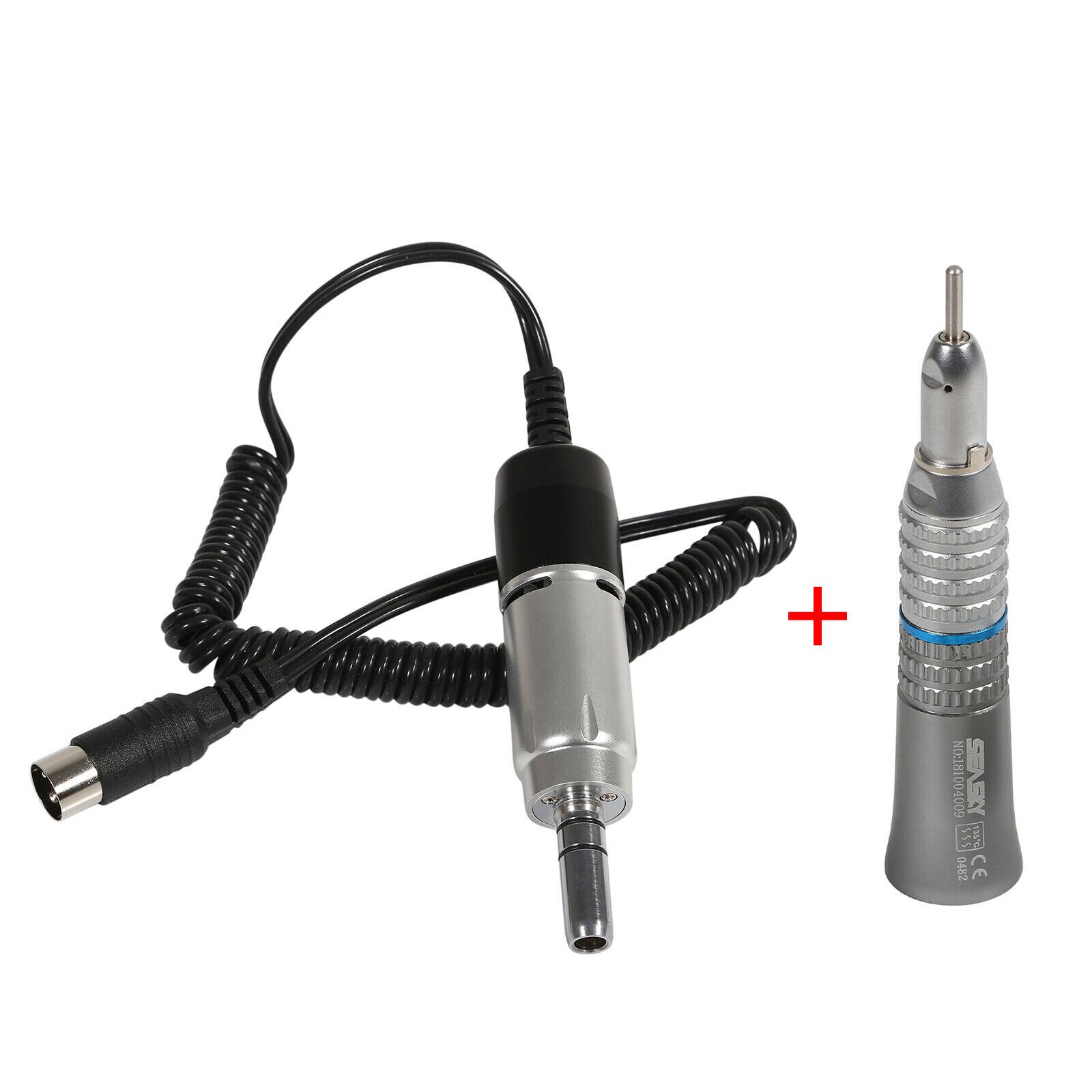 Marathon-micromotor eléctrico para laboratorio Dental, pieza de mano de Nariz recta, 35K RPM: Whole set