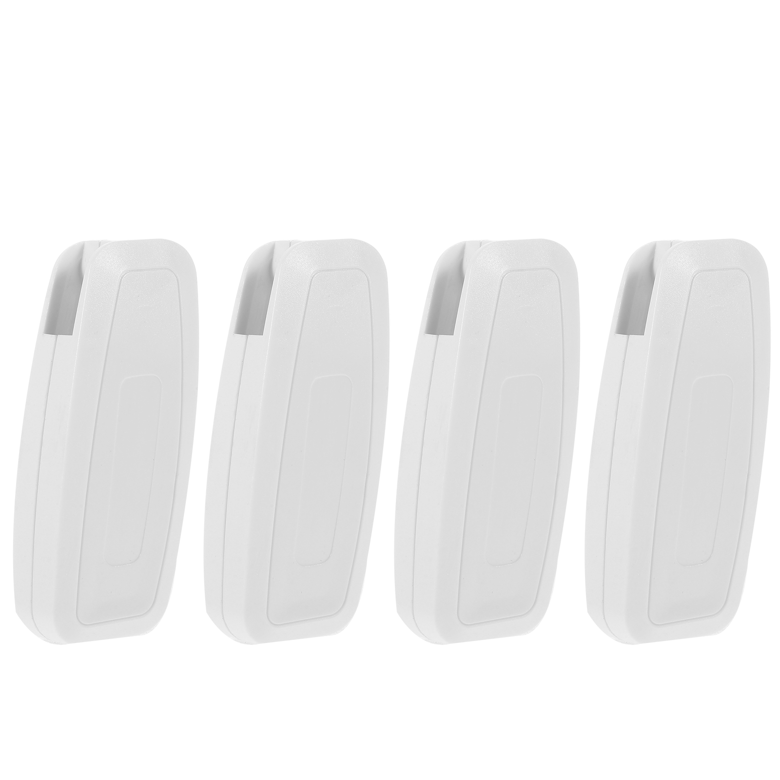 4 st gardinhandtag vertikal rullgardin mjuk gasväv beige persienner snöredragare droppknopp pvc vikter för fönster: Default Title