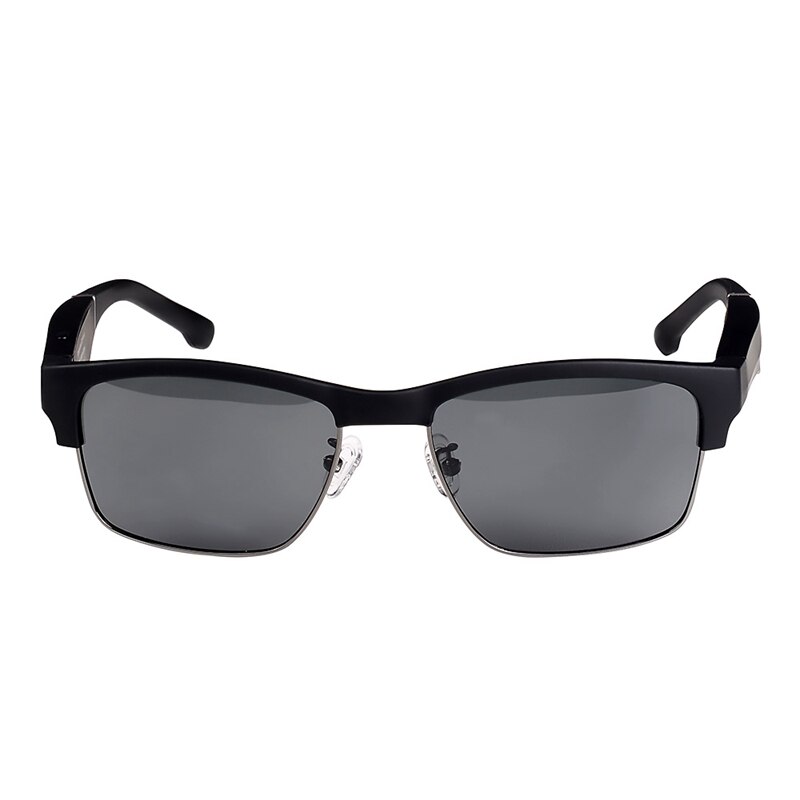 K2 smarte briller trådløs bluetooth håndfri opkald o åbent øre polariserede solbriller: Sort
