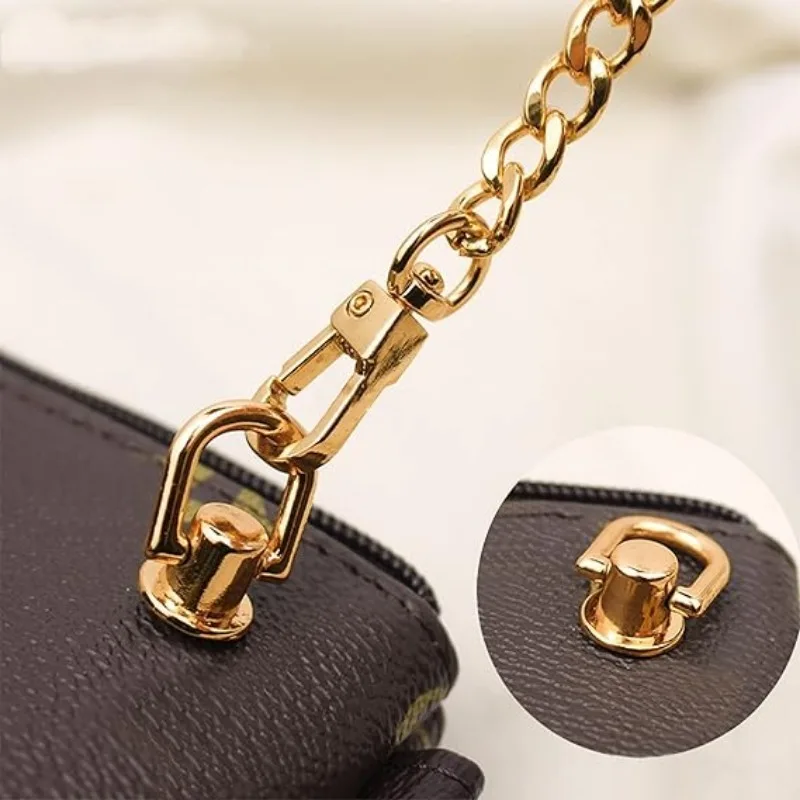 1/10pcs D-shaped Ring Bag Clip Buckles Retro Metal Double Buckle Handbag Chain Handles Connector Bag Strap Hardware Accessories