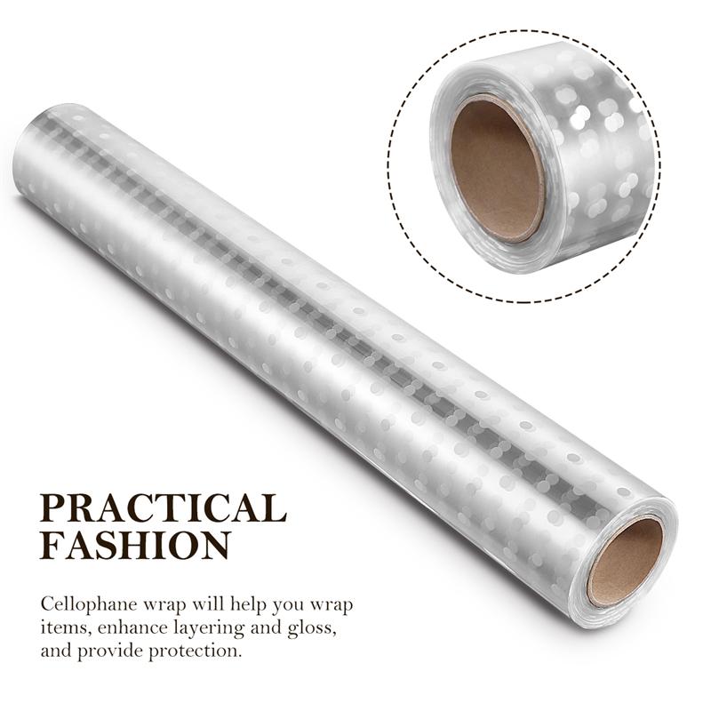 1 Roll Cellofaan Wrap Cellofaan Tassen Cellofaan Wrap Roll Voor Boeket Arts & Crafts Manden