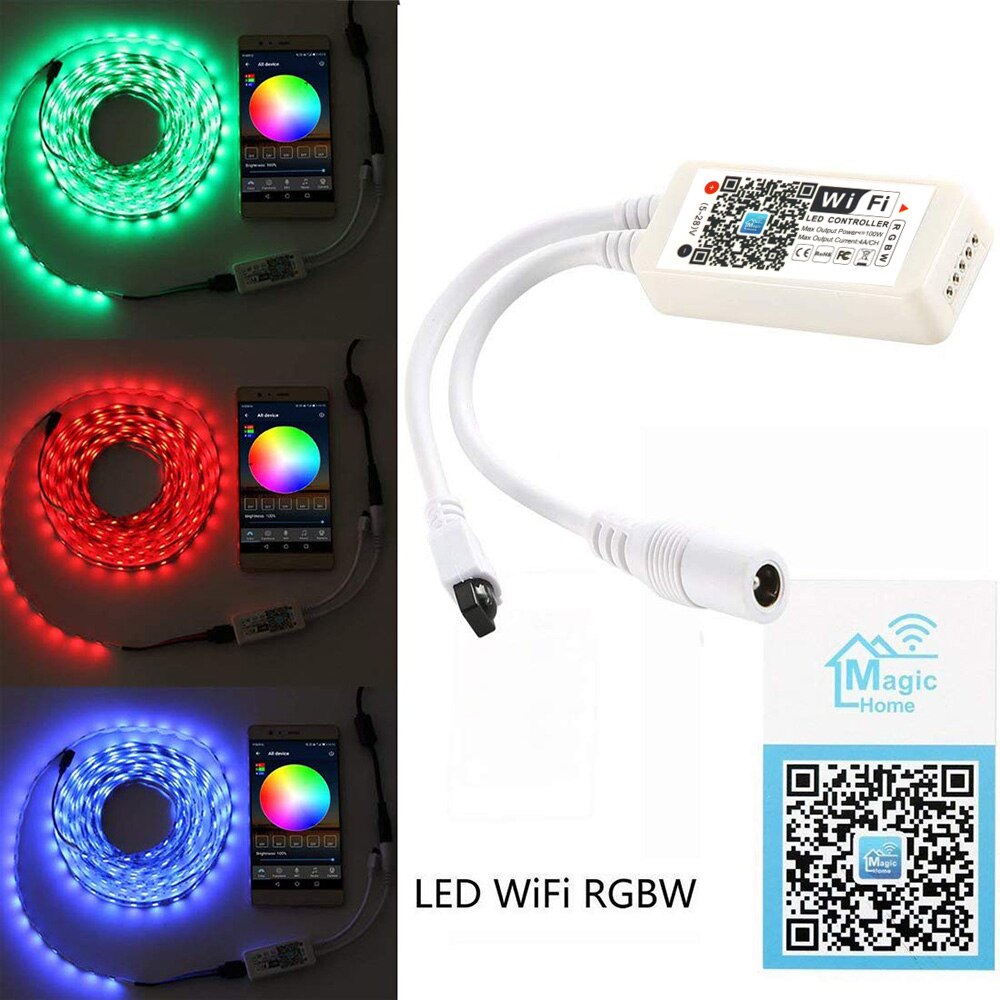 DC 5-28V LED WIFI Controller für RGB LED Streifen Licht IOS oder Android-system Smartphone Steuerung LED streifen Licht 16 Millionen Farben