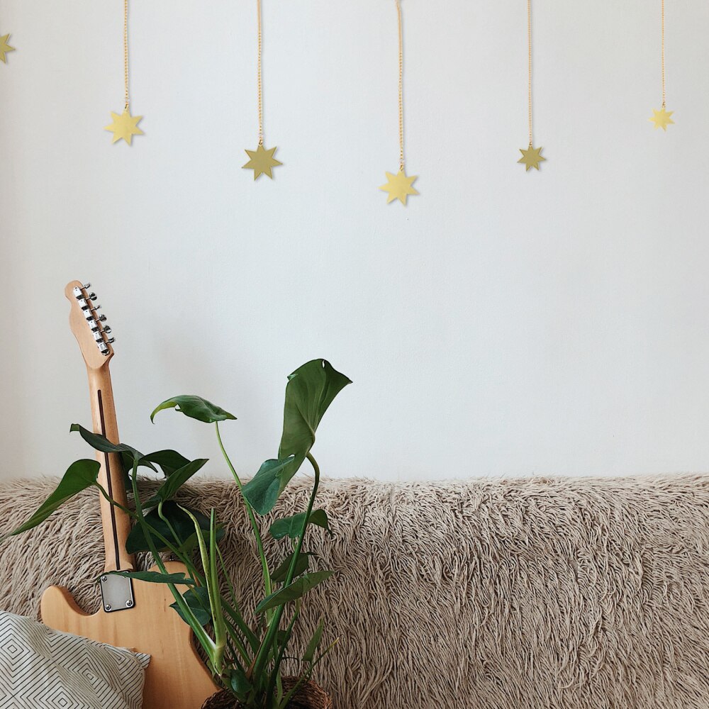 1PC Stylish DIY Delicate Chic Wall Decoration Stars Hanging Ornament Bedside Pendant for Home