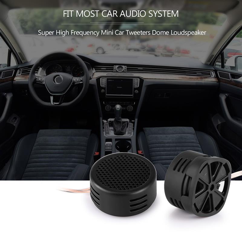 TiOODRE-Sonido automático de Audio Universal de alta frecuencia para coche, Mini altavoz de agudos con forma de cúpula de plástico, 2 uds.