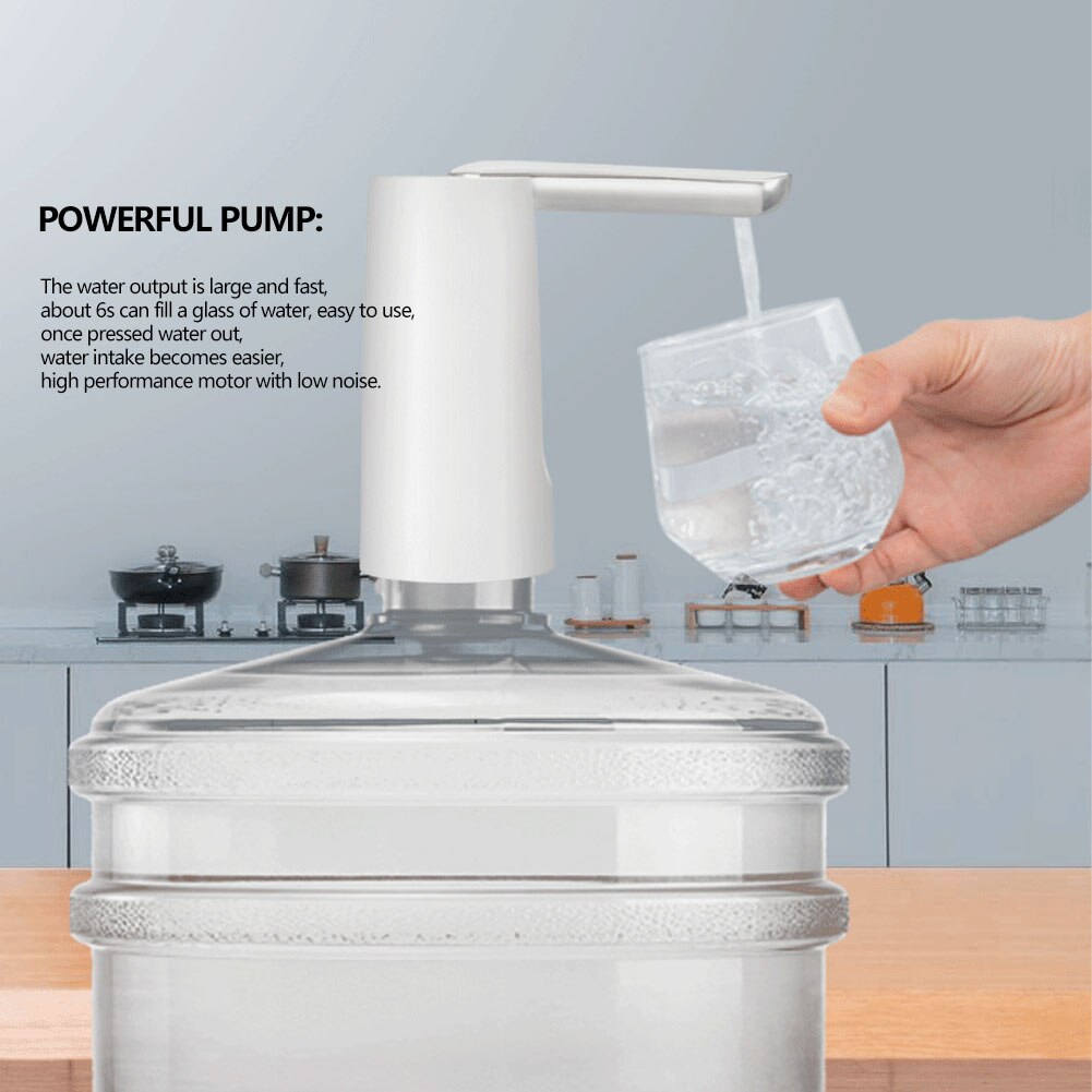 Electric Water Pump Camping USB Charging Home Office Gallon Bottle Universal Folding Portable Automatic Dispenser Drinking