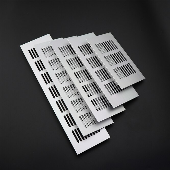 10 stk ventiler perforert ark luftventil ventilator gitter deksel ventilasjon for skap sko klimaanlegg hjemmeinnredningsdeksel