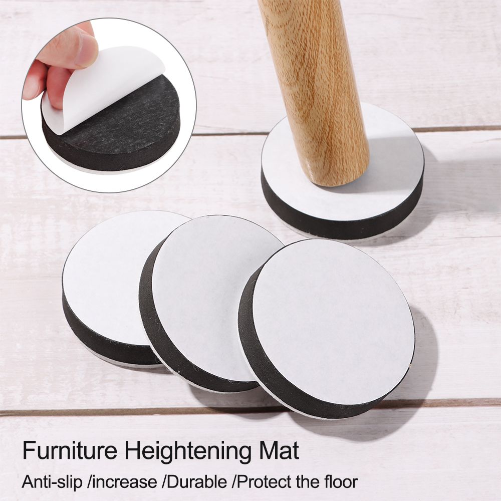Protectores de suelo antideslizantes para sofá, alfombrilla para elevar patas de muebles, almohadillas para pies de mesa, Control de altura