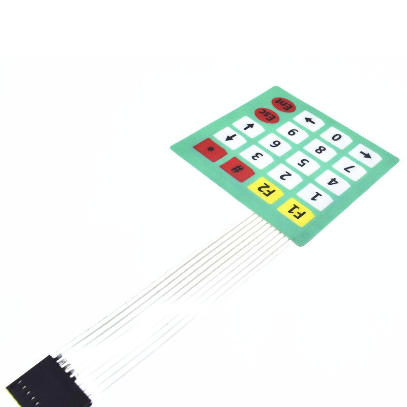 1 2 3 4 12 16 20 Key Button Membrane Switch 1x4 3x4 4x4 4x5 Keys Matrix Array Keyboard Keypad Control Panel DIY Kit For Arduino