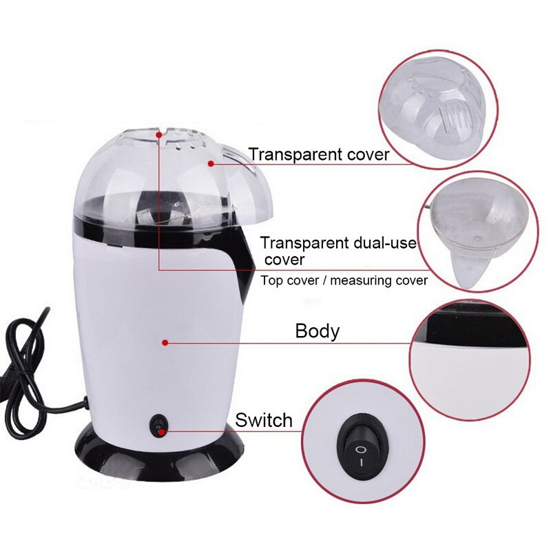Popcorn Maker with Measuring Cup Cooking Tools
