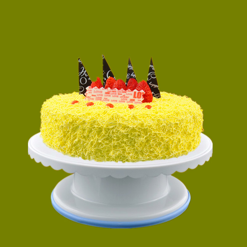 Roterende Revolving Cake Turntable Decorating Anti-Slip Ronde Draaitafel Bakken Tools FBE2