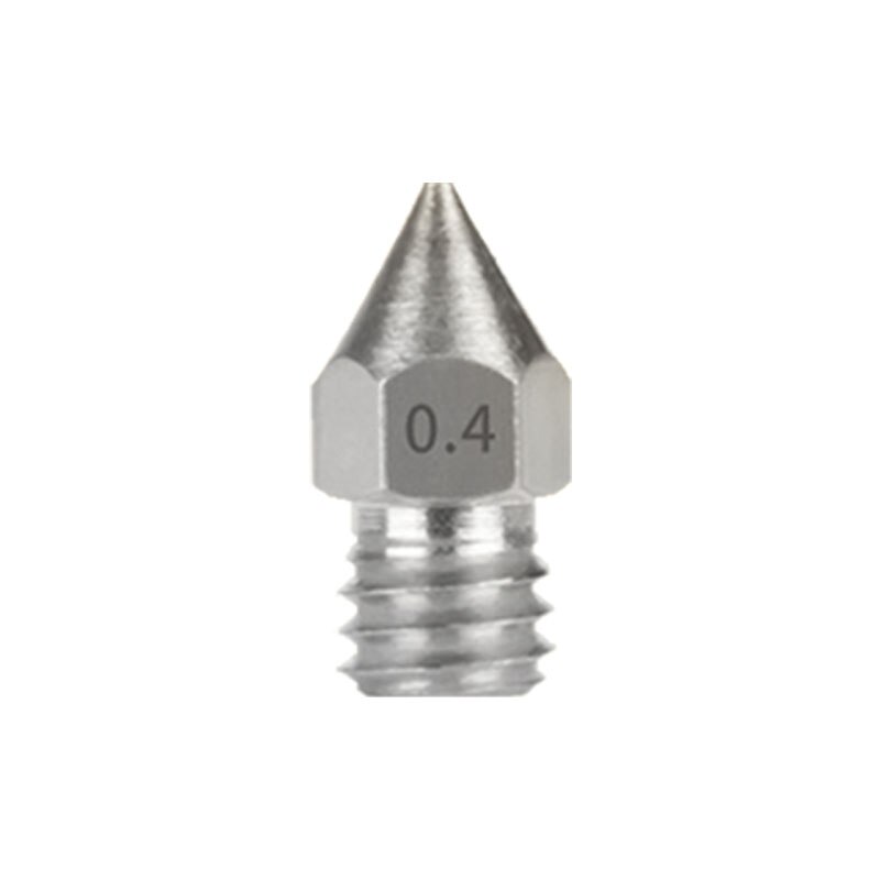 M6 Schroefdraad Roestvrij Staal MK8 Nozzle 0.2 0.3 0.4 0.5 0.6Mm Voor 1.75Mm Filament 3D Printer Extruder CR10 CR-10S Ender 3/ 5