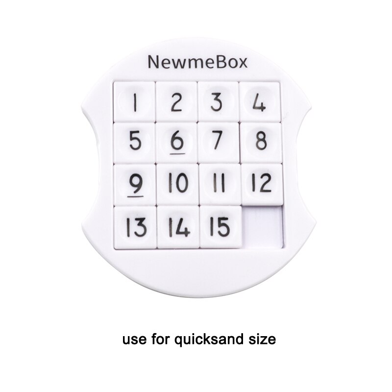 Number Game And Electronic Clock For NewmeBox Ordinary Or Quicksand Pencil Case Cute NBX Pencil Box Accessories: 5  Quicksand