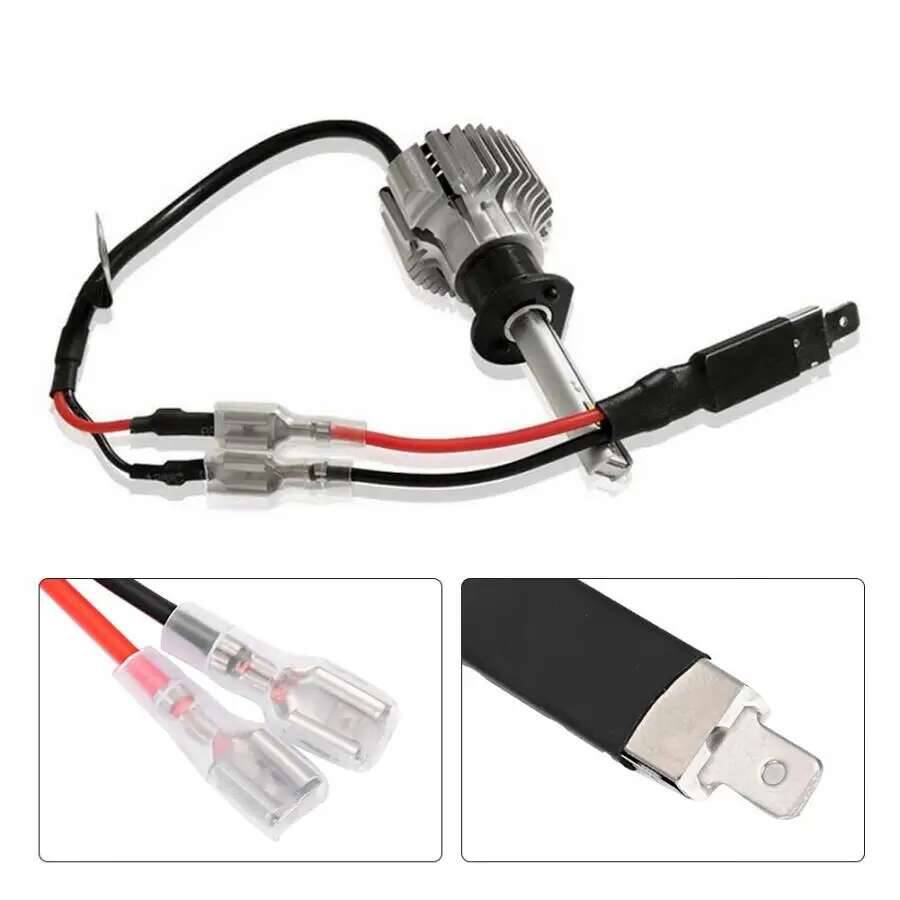 2 Stuks H1 Enkele Conversie Converter Bedrading Connector Kabel Houder Adapter Voor Led Koplampen Auto Accessoires