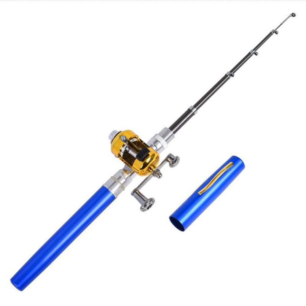 Outdoor Portable Mini Pen Fishing Rod Telescopic Pocket Pen Fishing Rod Mini Fishing Pole Fishing Accessory For Fishing Gear Set