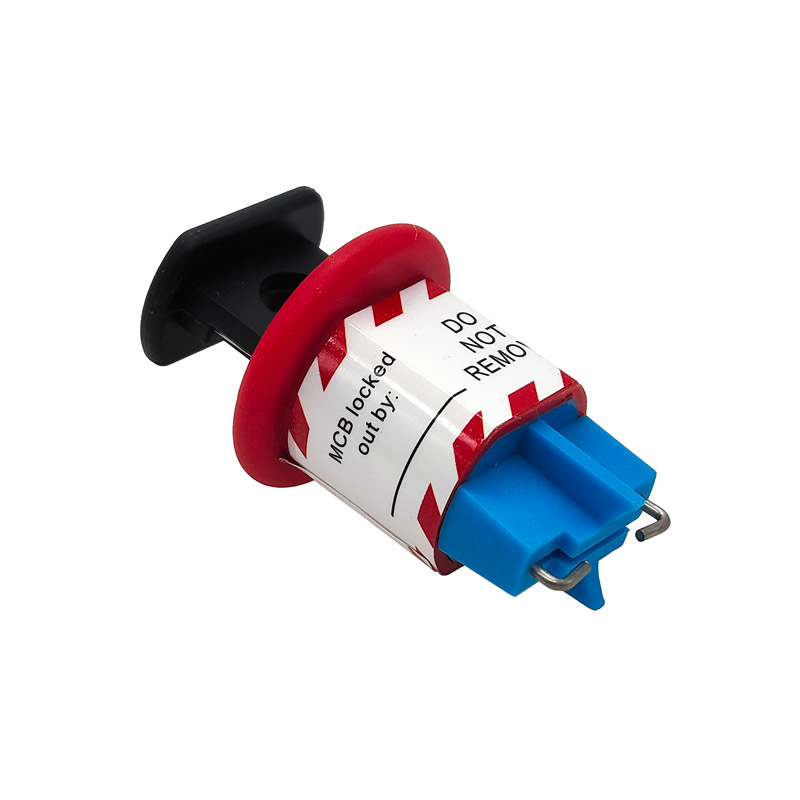 1Pc Electrical Safety Lockout Circuit Breaker Lock Miniature Air Switch Breaker Lockout for Power Isolation pinout: Red