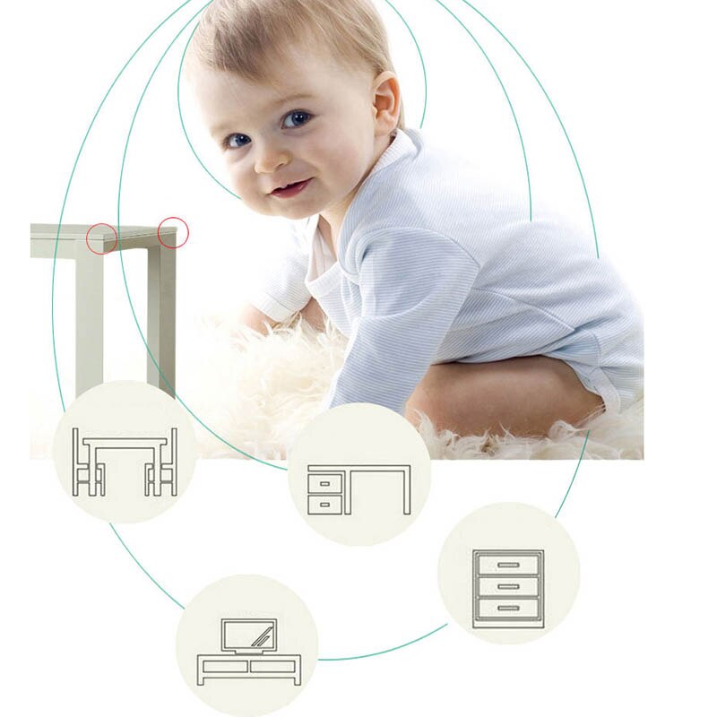 Baby Safety Proofing Edge Corner Guards Desk Table Corner Protector Children Protection Furniture Bumper Corner Cushion