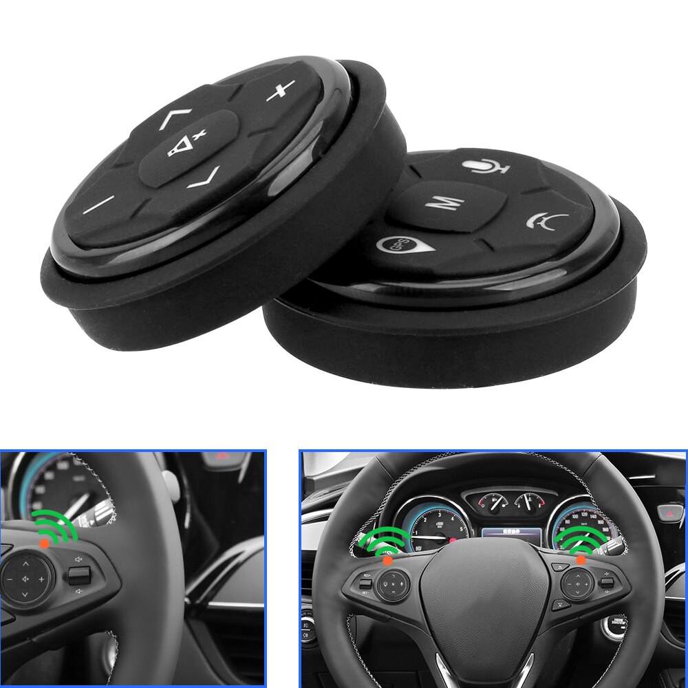 Controller per volante per auto senza fili accessori per auto pulsanti per telecomando Radio di navigazione GPS musicale