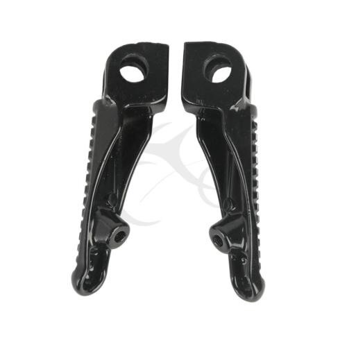 Black Front Footrest Foot Pegs For Kawasaki Ninja ZX6R ZX10R ER6F ER6N 650R ZX6R