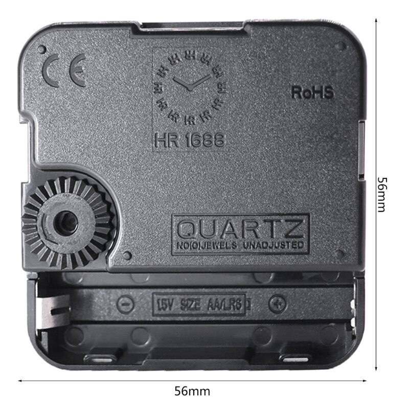 High Torque Long Shaft Silent Clock Movement Mechanism with 2 Different Hands H051