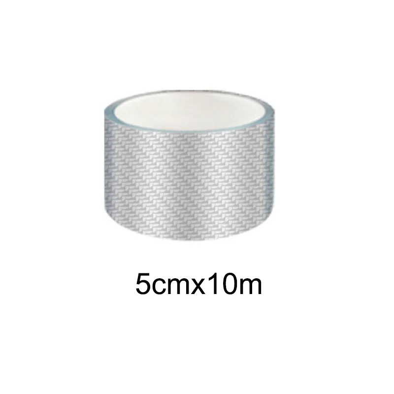 Transparent Carbon Fiber Car Threshold Portector Moulding Strip Trim Bumper Strip Door Sill Film Anti Scratch Guards Car Sticker: black