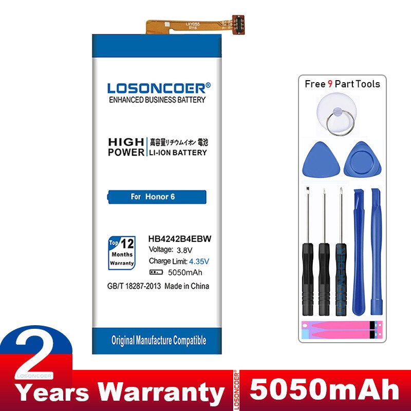 Batería HB405979ECW HB416683ECW hb36481ecw HB4242B4EBW para Huawei Honor 6 4X P9 P10 Lite G9 Honor 5C 8/Nexus 6P/6A