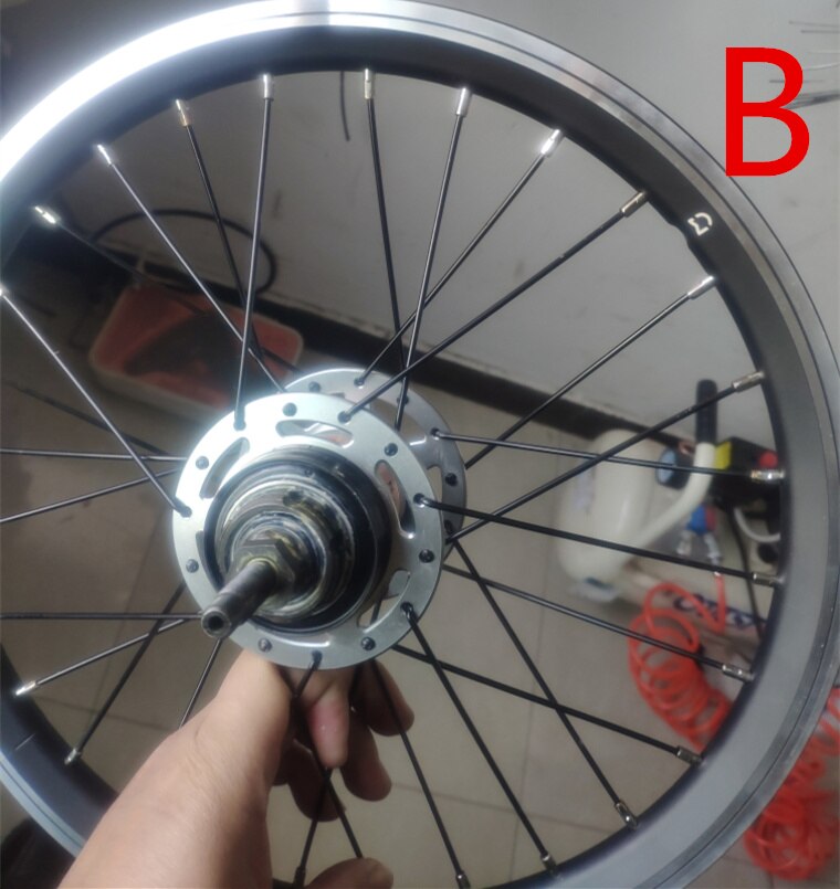 QICYCLE EF1 Electric vehicle rear wheel original loading spokes preload steel wire