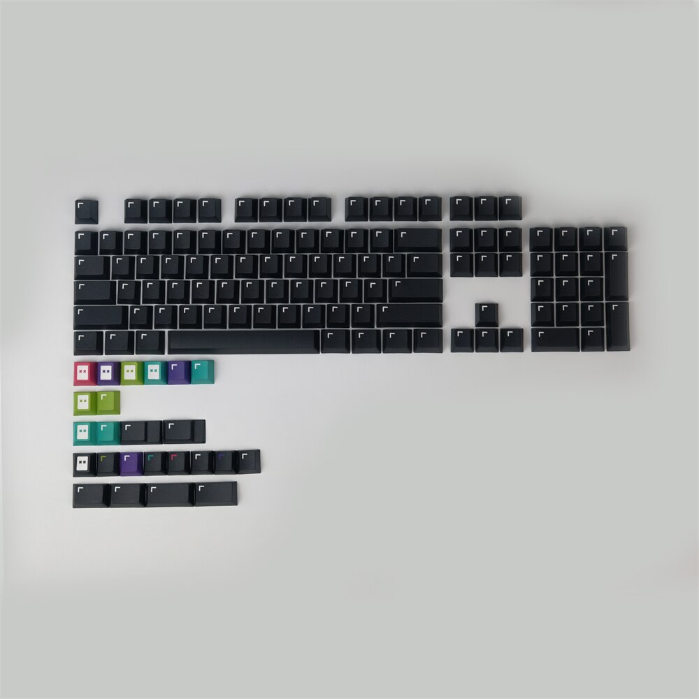 GMK Vaporwave Keycaps PBT DYE-Sublimation Mechanical Keyboards 124 Keys Cherry KeyCap For MX Switch GH60 64 68 84 87 104 Layout: R3