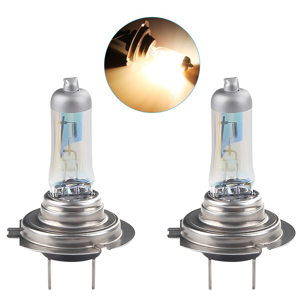 Herorider 2 stücke H7 Halogen Birne 2300 k Super Helle Gelb Goldene h7 12 V 55 W Auto Scheinwerfer Halogen Auto Nebel Lichter