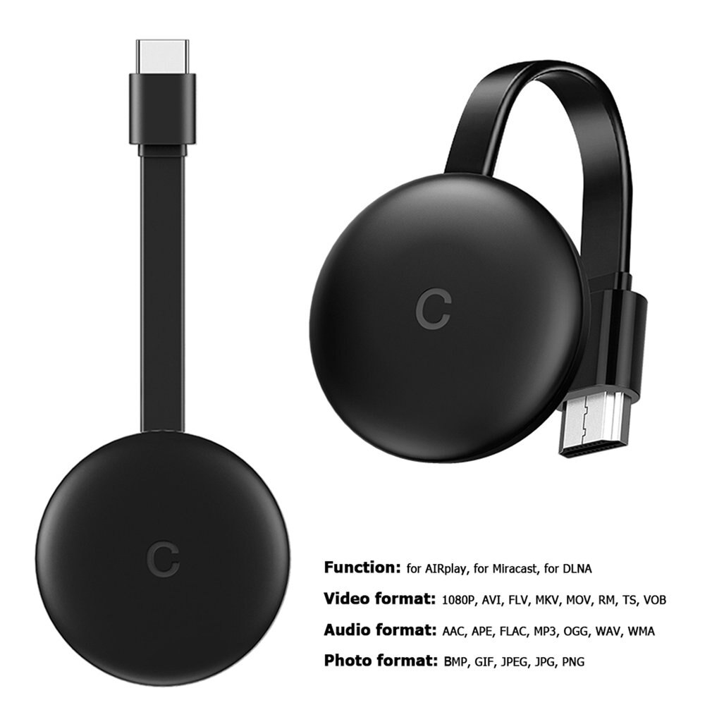 C12 tv sticks,  hd 1080p kabellose wlan-display-dongle-empfänger, hdmi-kompatibel, mirrorscreen für bildschirmfreigabe (ios/android)